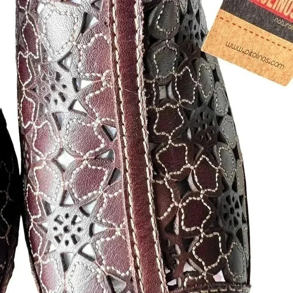 PIKOLINOS BROWN LEATHER WOMEN’S SANDALS!! SIZE EUR 41/US 10.5 **NWT** - Picture 5 of 16